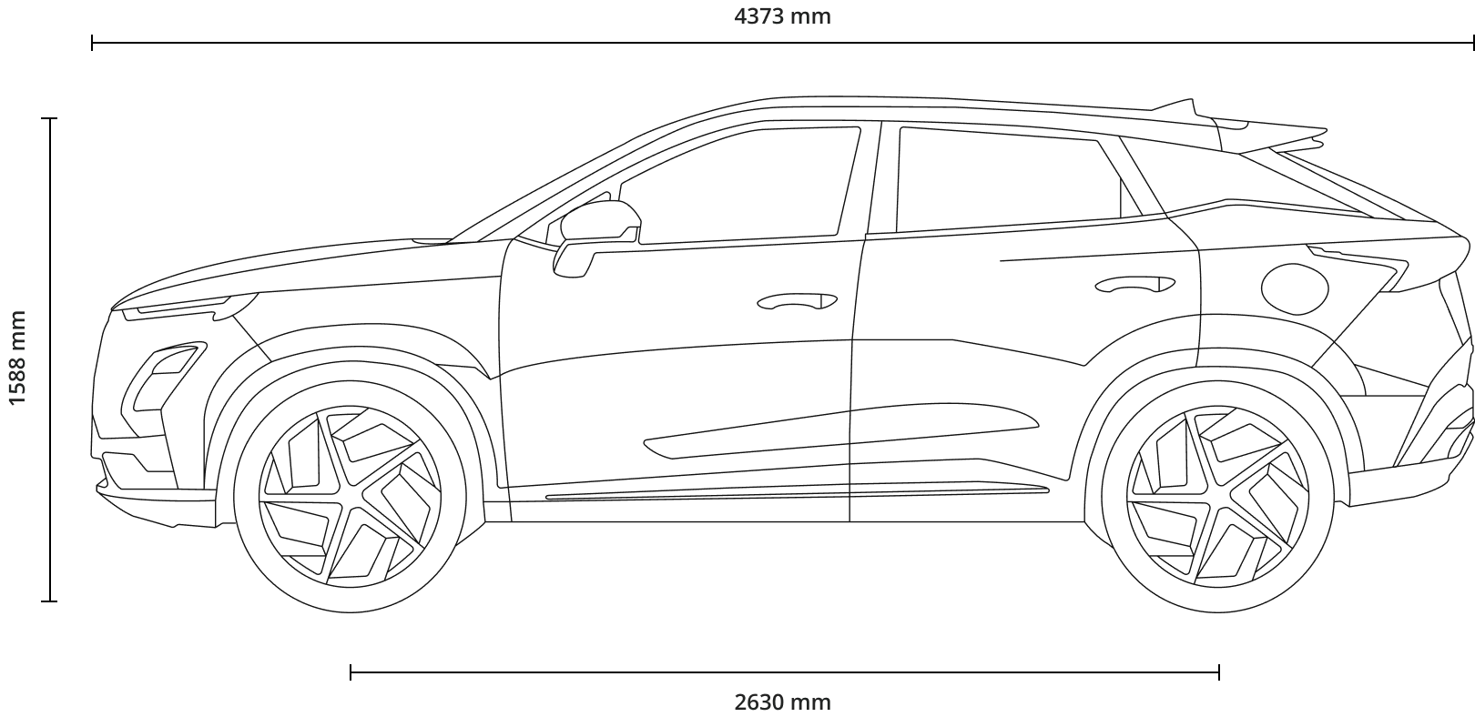 Dimensiuni OMODA 5